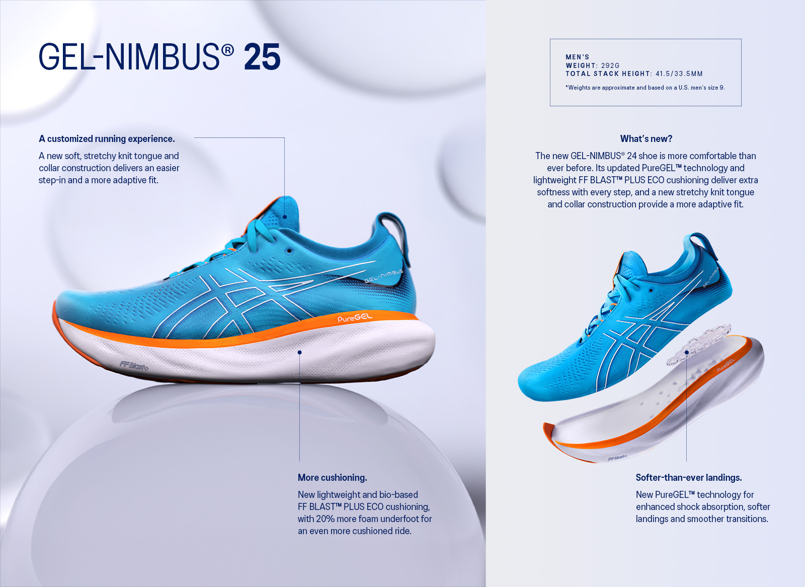 Womens ASICS GEL-Nimbus 25 Running Shoe
