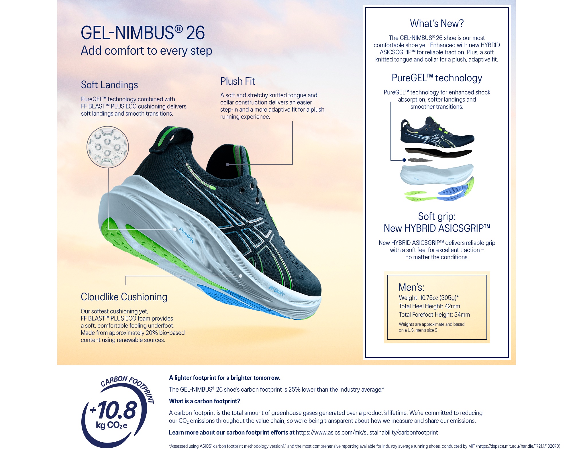 Asics nimbus pronation best sale