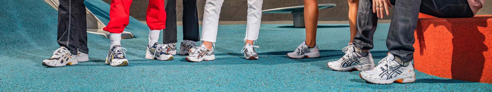 asics gel 1090 white black