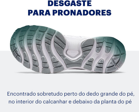 tênis para pronadores