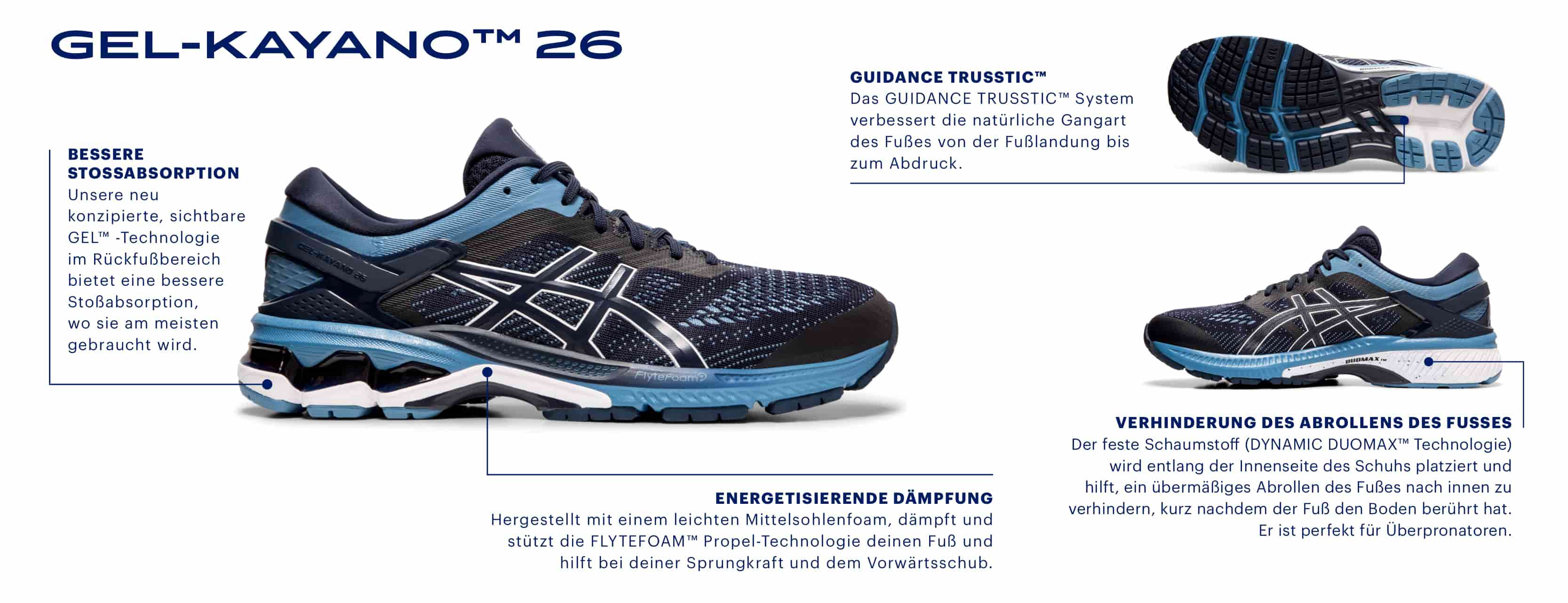 Gel Kayano 26 Technology