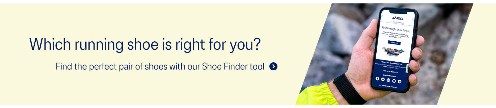asics shoe finder