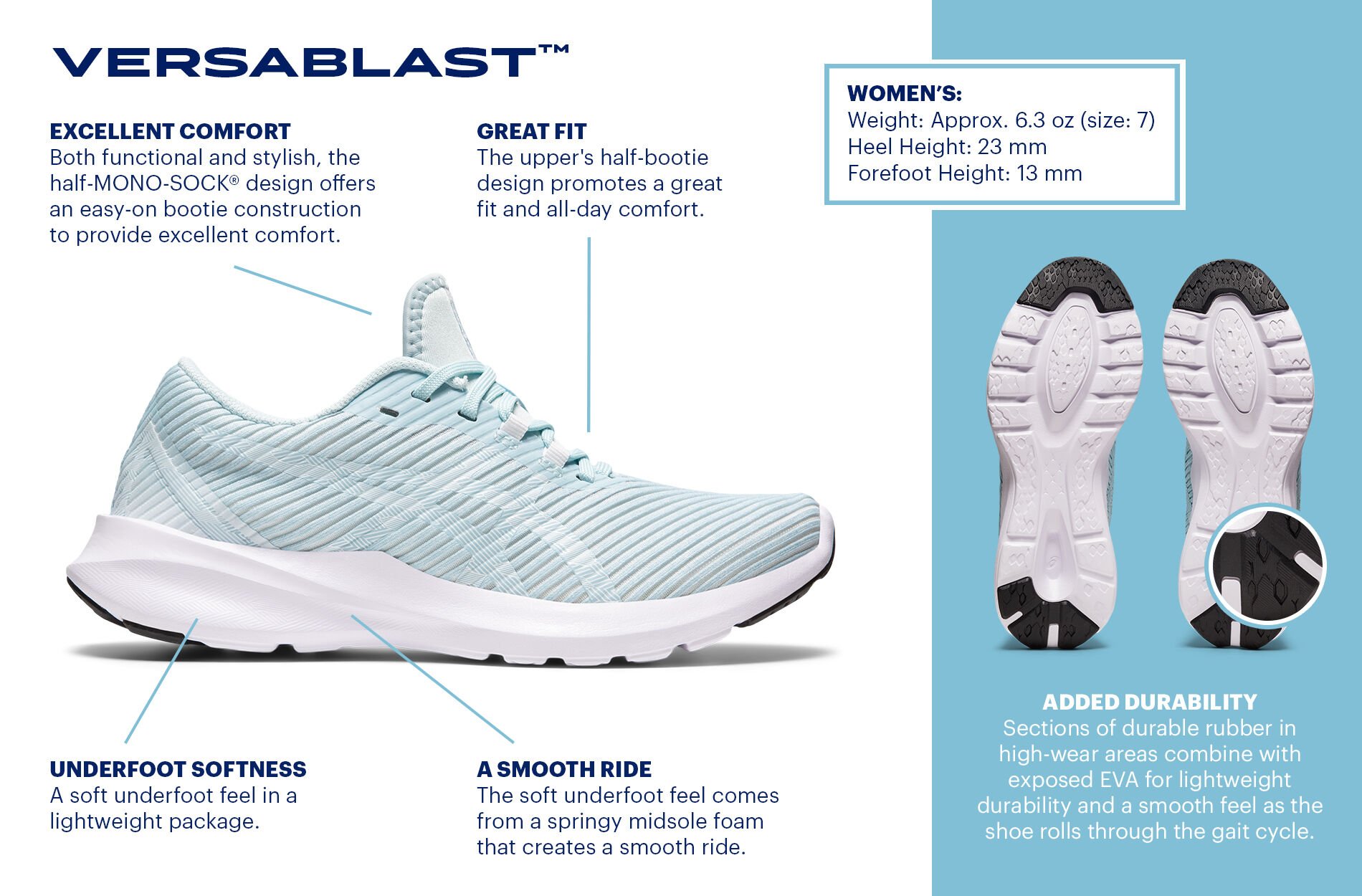 Introducir 198+ imagen women’s asics versablast review