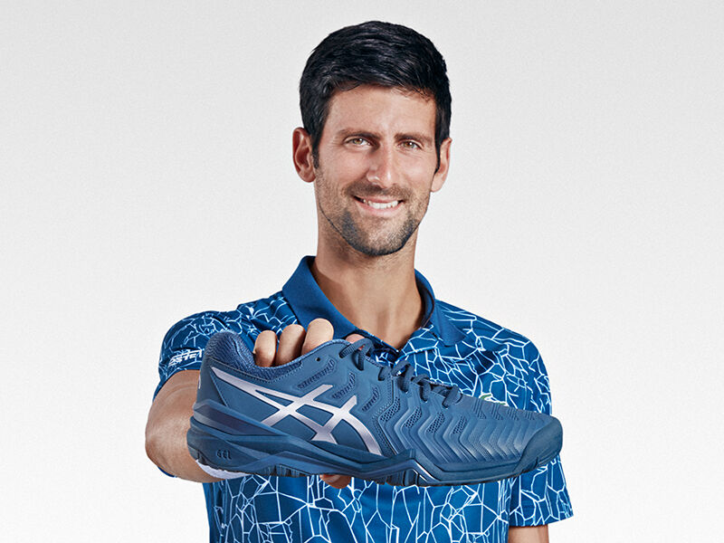 موتوسيكلات للاطفال Men's GEL-Resolution 7 Novak | White/Green | Tennis Shoes | ASICS موتوسيكلات للاطفال