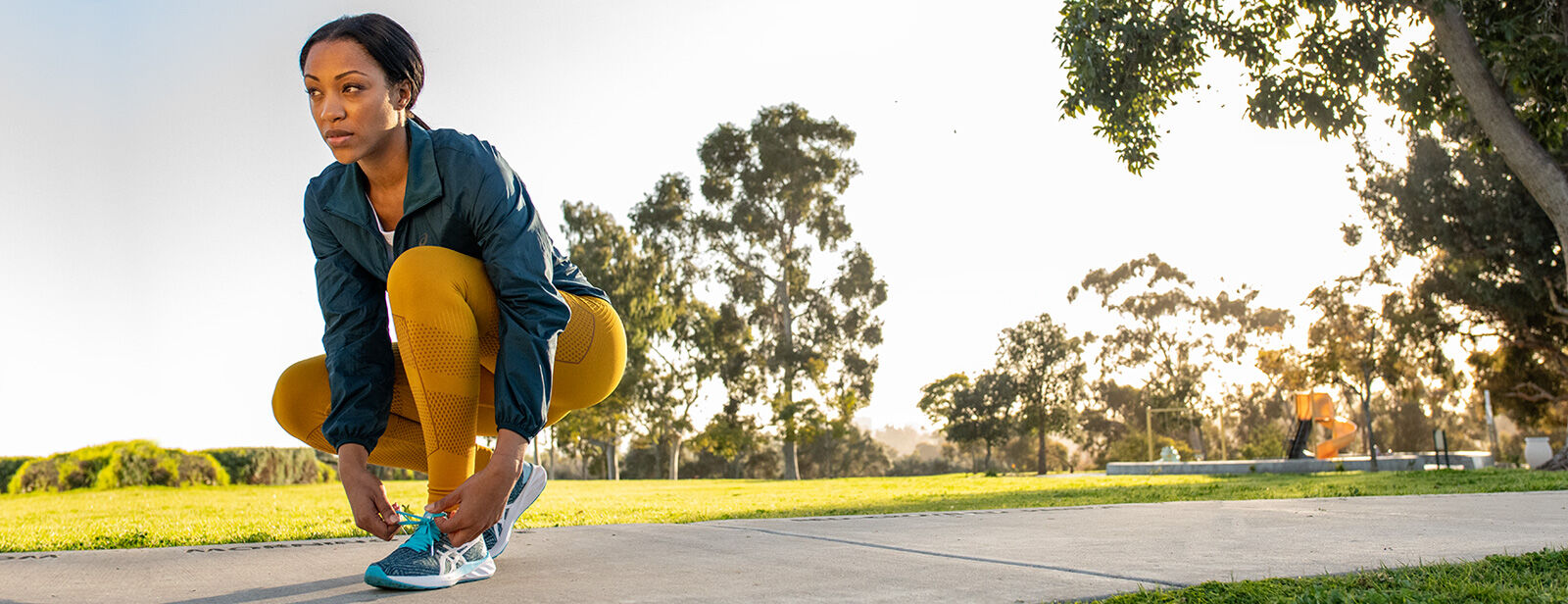 running shoe fit thumb