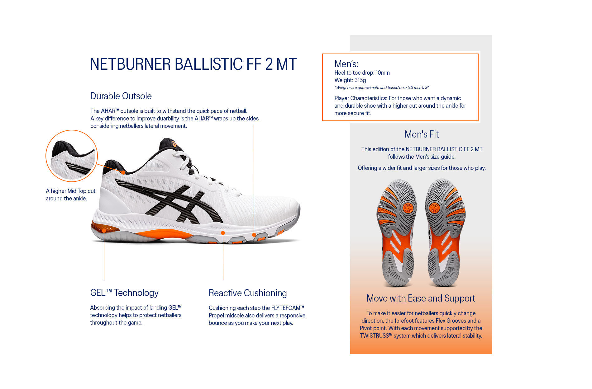 Asics hotsell netburner mid