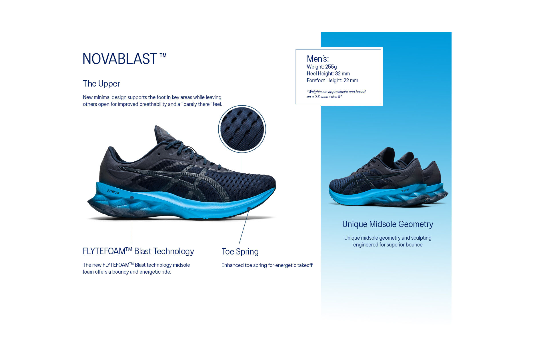 Men's NOVABLAST | Black/Black | Running 