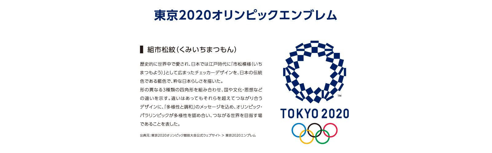 バックパック（東京2020オリンピックエンブレム） | EMネイビー