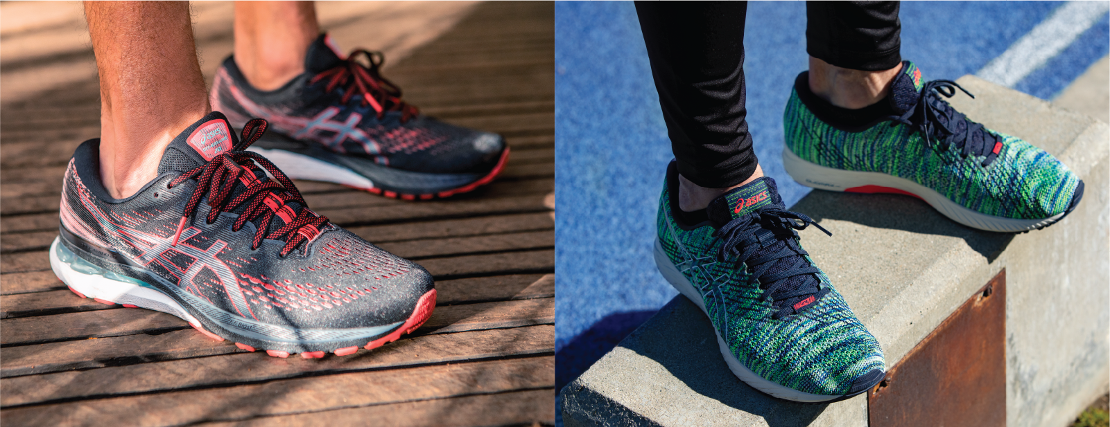 running shoes and training shoes