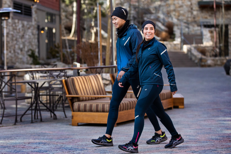 two friends walking together