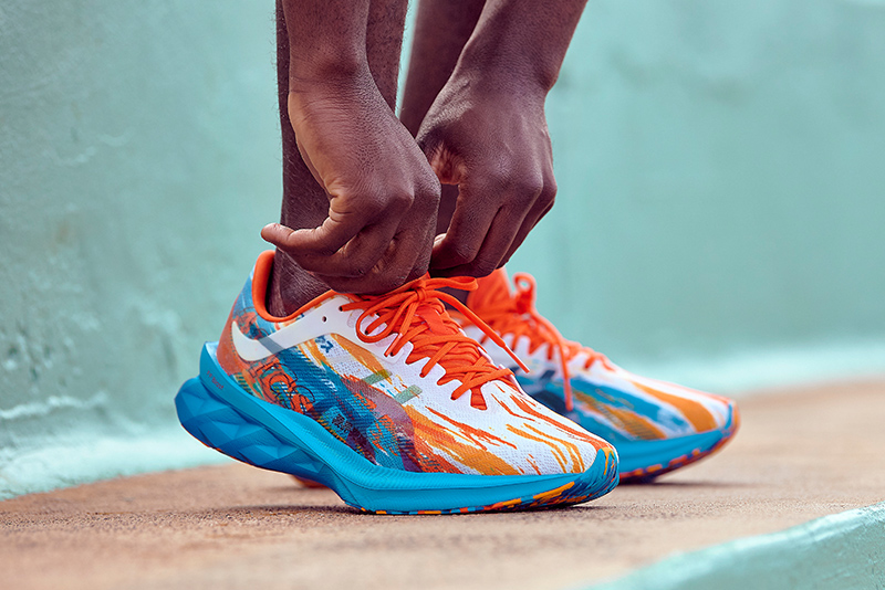 asics thin soled running shoes