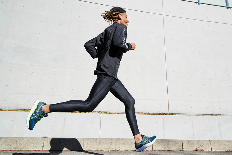 Runner running fast