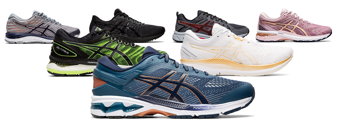 best asics running shoes with arch 